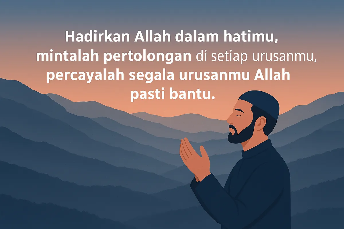 Hadirkan Allah dalam Hati, Niscaya Pertolongan-Nya Akan Datang